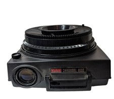 Kodak Carousel 600 Slide Projector Original Box  Tray No Power Cord Parts Only