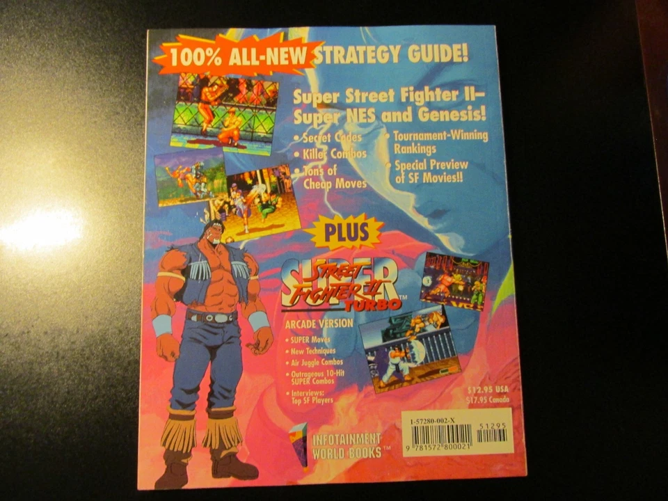 SUPER STREET FIGHTER II OFFICIAL PLAYERS GUIDE 1994 Super Nintendo SEGA Genesis - Image 2 of 4