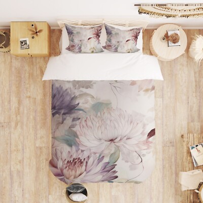3D Kunst Lotus C1557 Bett Kissenbezüge Decke Bettdecke Abdeckung Set Amy 23
