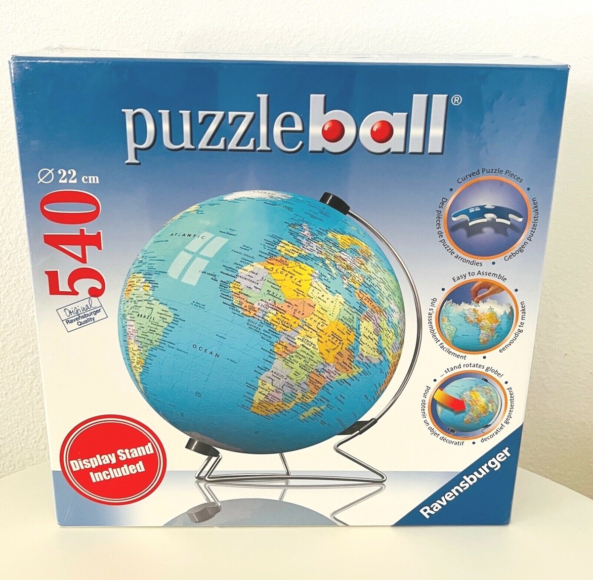 Ravensburger 3D Jigsaw Puzzle The Earth 540 Pieces World Globe Ravensburger 3D Jigsaw Puzzle The Earth 540 Pieces World Globe