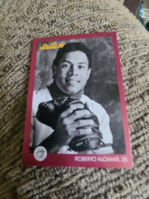 Roberto Alomar 1991 Leaf Studio Baseball Card #131 EX+ Toronto Blue Jays 