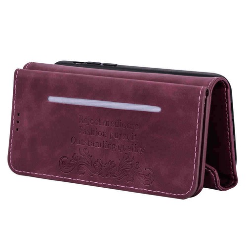 For iPhone 11 12 Pro Max XR 6S 7 8 SE Wallet Card Holder Flip Leather Case Cover - Picture 42 of 43