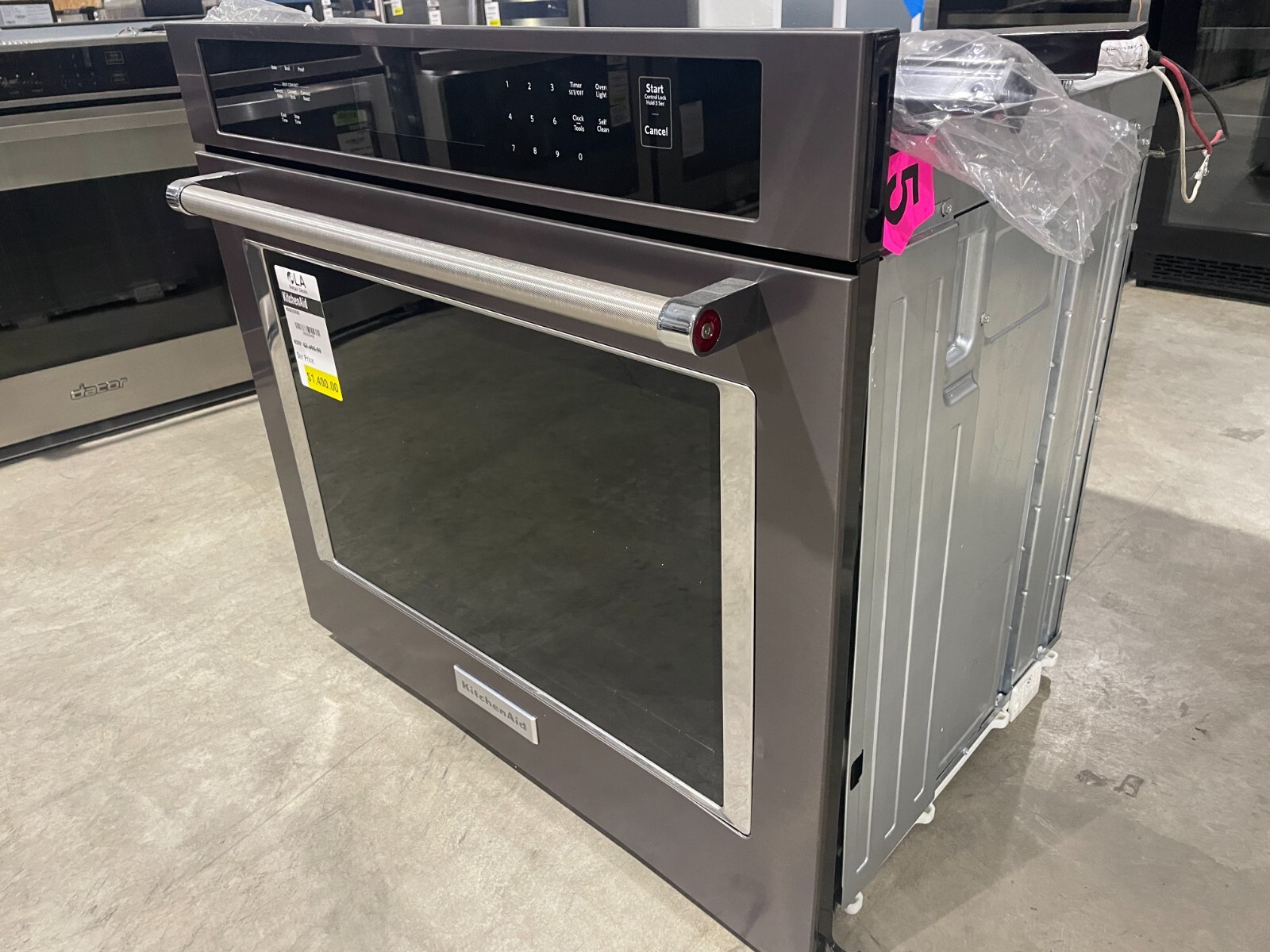 KitchenAid KOSE500EBS 30 Inch Single Convection Electric Wall Oven eBay