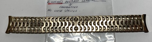 UNGEWÖHNLICHES & HERVORRAGENDES 50er Jahre Kreisler 19mm geschwungene Enden SCHALEN Design 10K YGF Armband! - Bild 16 von 17