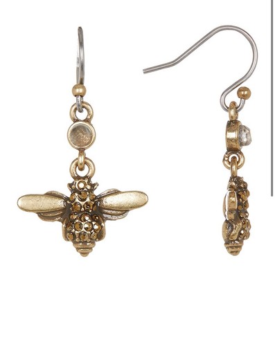 $25 Lucky Brand Bee Charm Earrings #533 