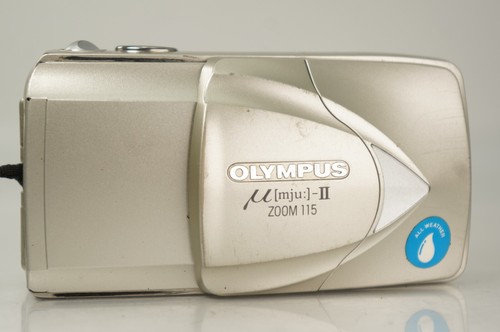 Olympus mju II (Stylus Epic) 115 Point & Shoot 35mm Film Camera Silver 38-115
