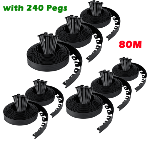 Flexible Lawn Edging Border DIY Bed Border Grass Garden Flower Bed Fence Outdoor - Picture 21 of 23