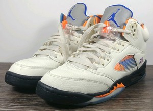 jordan 5 orange and white
