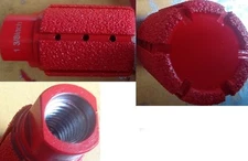 1 3/8" and 2" Zero Tolerance Diamond Grinding Drum Sink Granite Marble Concrete