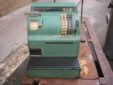 REGISTRATORE DI CASSA  RIV WINTAGE DA COLLEZIONE COLORE VERDE