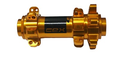 Nabe Concept CEX Orange -Gold 6 Loch Disc Aufnahme 15 x 100 mm Achse 28 Loch NEU