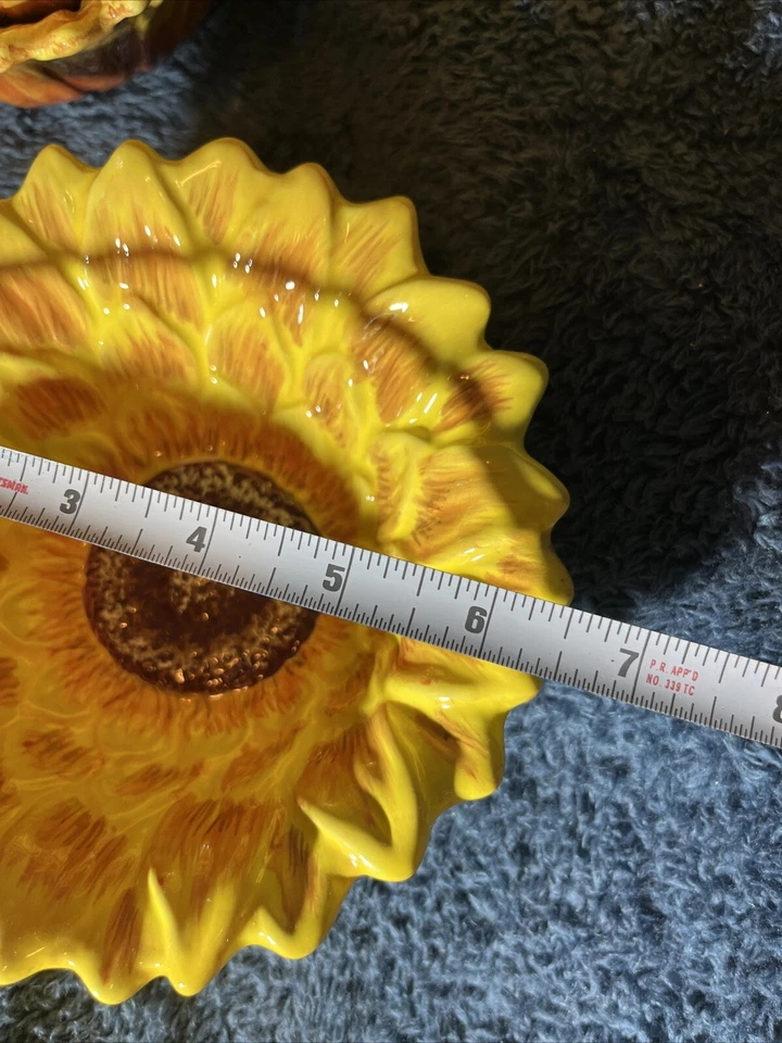 6件国际认证6.5英寸向日葵谷物碗 — 第 2/4 张图片