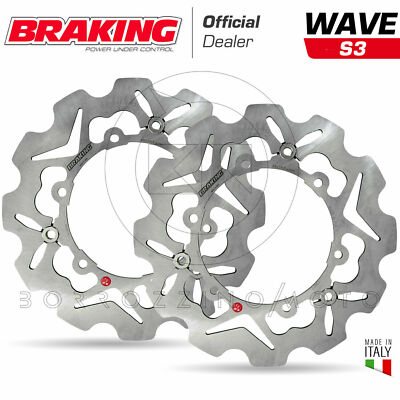BREMSEN S38017 SET 2 SCHEIBEN VORNE HALBSCHWIMMEND S3 YAMAHA T-MAX 500 - 2009