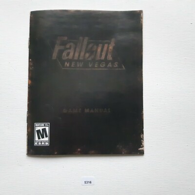 Fallout: New Vegas (Sony PlayStation 3) PS3-**MANUAL ONLY**