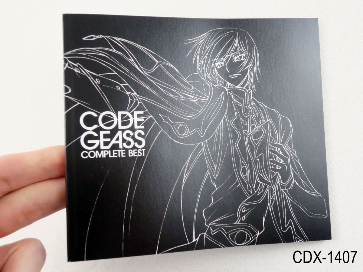 未使用 Edo.G - Dedicated / Acting / レコード Code Geass Complete Best (LE) OP ED Box CD + DVD Japanese