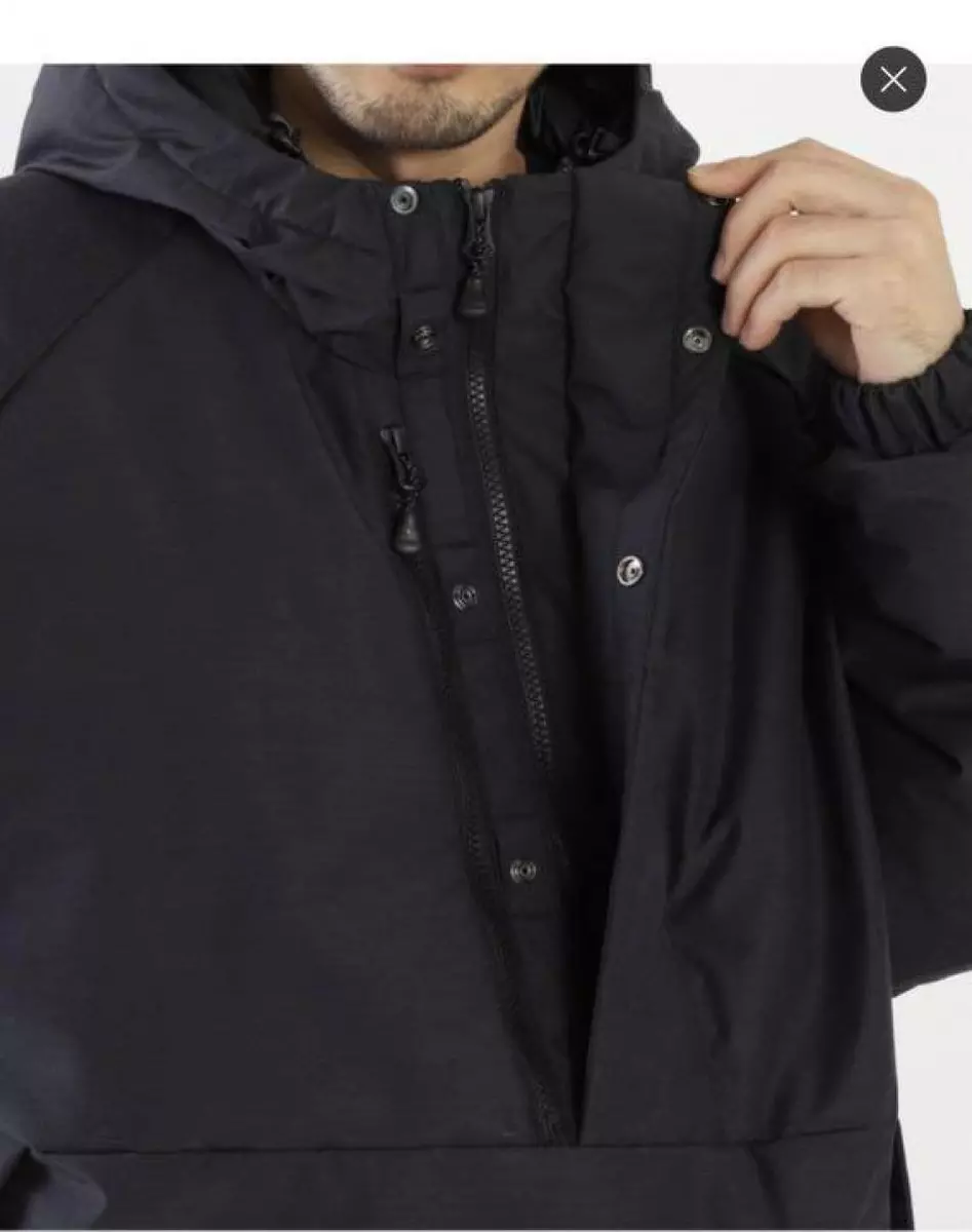 Snow Peak FR 2L Down Long Pullover Black Size M Color Black Fire