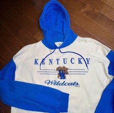 Vintage 90s Kentucky Wildcats UK Hoodie Mens Size XL NCAA University Of Kentucky