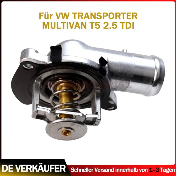 foxhive Thermostat + GehäUse + Dichtung FüR VW Transporter Multivan T5 2.5 TDI-image