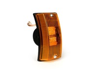 Blinker -SIEM- Vespa PX80, PX125, PX150, PX200, T5 125 - GehäUse Schwarz -Orange