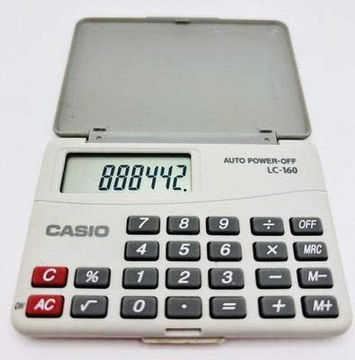 Casio LC-160 Hand Taschenrechner
