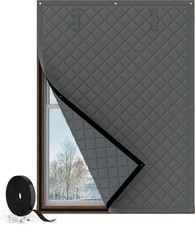 Window Insulation for Winter, Curtain Size 38 x 62 Inch, Thermal Insulated Windo