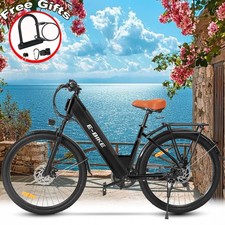 NEW 750W Ebike 26" Electric Bike Bicycle 25Mph Commuter Bikes Adults Beach