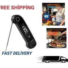 Digital Meat Thermometer Instant Read Thermocouple Cooking Probe NSF Certified