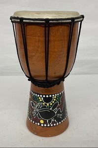 Small Hand Painted Djembe