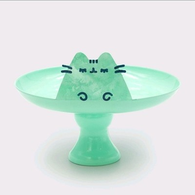 Pusheen Box Spring 2021 Metal Green Candle Holder Home Decor Culturefly Cat