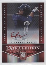 2012 Elite Extra Edition 12/25 Fernando Perez #90 Auto 0b2