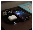 mophie 3 In 1 Wireless Charging Pad - Black — photo 3