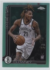 2025-26 Topps Chrome Aqua Refractor 52/199 Noah Clowney #23 0m1w