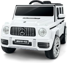ELEMARA Licensed Mercedes-Benz AMG G63 Ride on Toys,Electric Car for Kids W/Pare