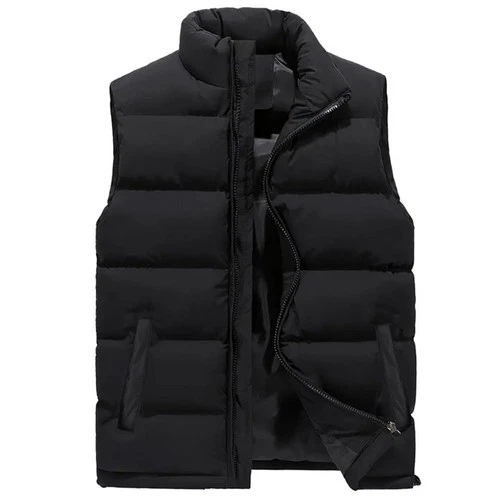 Men’s Waterproof Puffer Bomber Jacket – Casual Autumn Lightweight Polyester Coat image 4