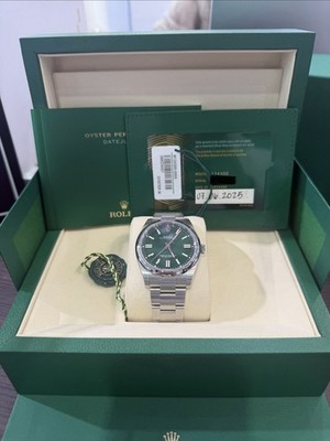 2026 NEW Rolex Oyster Perpetual 36mm Green Dial - Ref. 126000 - Oyster Bracelet.
