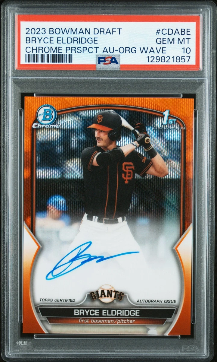 その他 BRYCE ELDER BOWMAN 1ST GOLD WAVE PSA10 2024 Bowman Chrome