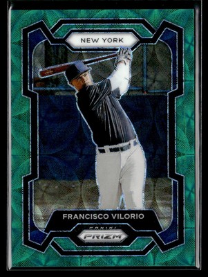 Francisco Vilorio #'d /75 - 2024 Panini Prizm Green Scope Prizms #236 Yankees