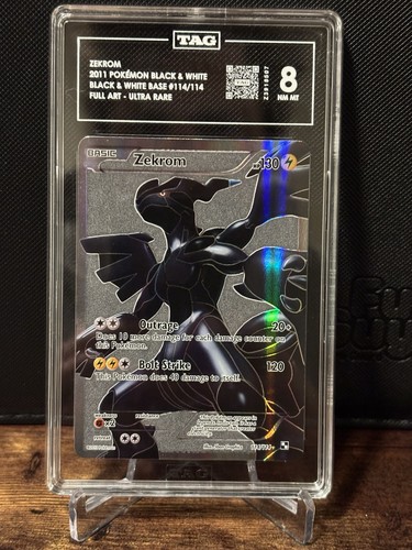 Zekrom graded TAG 8 for sale on eBay