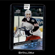 2020-21 Upper Deck #480 Matiss Kivlenieks Columbus Blue Jackets