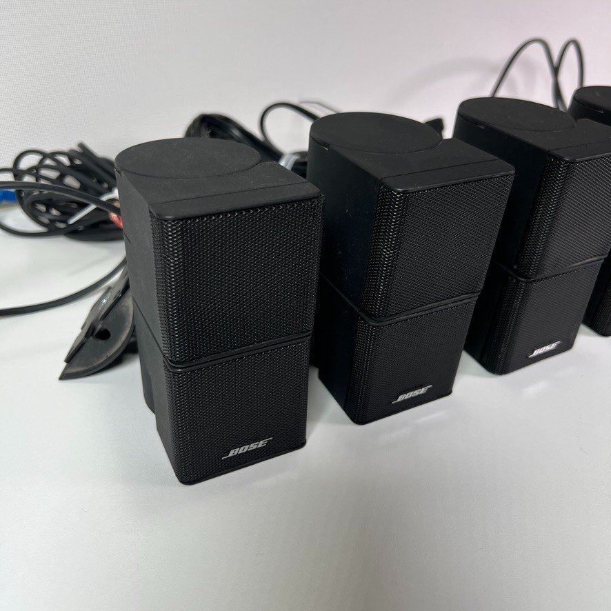 Bose Jewel Double Cube Lifestyle Mini Speakers Home Theater Set of