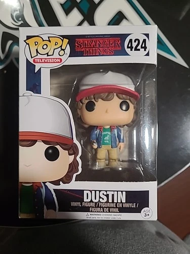 Funko Pop! Vinyl Stranger Things Dustin #424 Television Vinyl Figure