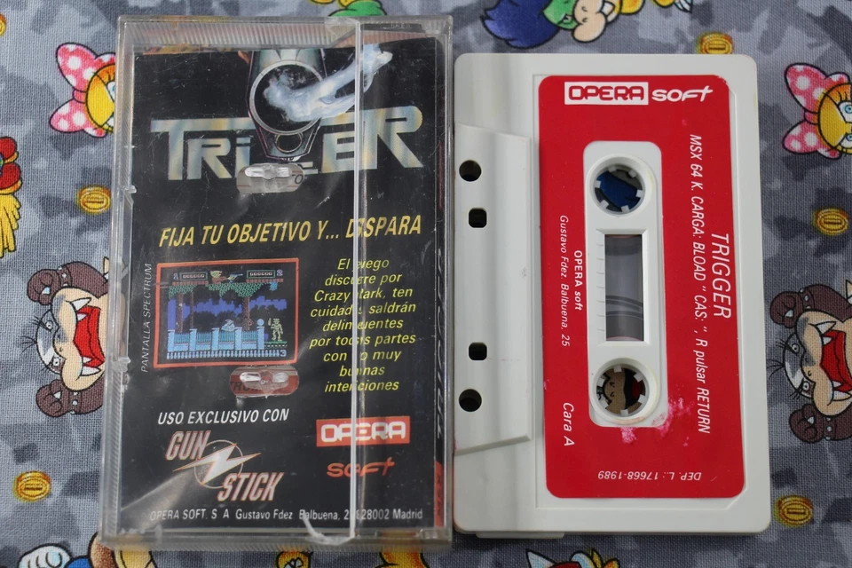 MSX CINTA OPERA SOFT TRIGGER EN ESPAÑOL - Imagen 2 de 4