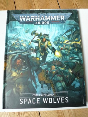 WARHAMMER 40k - Codex V.9 Space Wolves Games Workshop Hardback