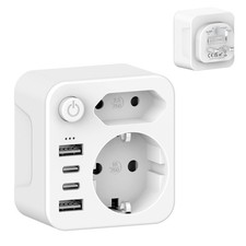 Adattatore Presa Inglese Adattatore UK Adattatore Spina Inglese Con 2 USB e 2