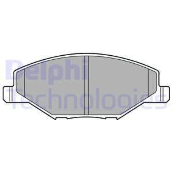 Delphi BremsbeläGe Bremsbelegsatz Vorne FüR VW Polo Skoda Fabia II-image