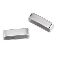 2Piece Stainless Steel Belt Loop Keeper 1.5" 40mm Men's Belt Buckle Accesso...