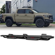 Steel Running Boards 2019-2025 Ram 1500 New Body Not Classic Black