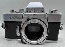Silver Minolta SRT 201 35mm Film SLR Camera Body Only - Tested