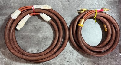 2.5m Viper AV (Choseal, LB5109) audio cables (2 Piece) locking banana plugs