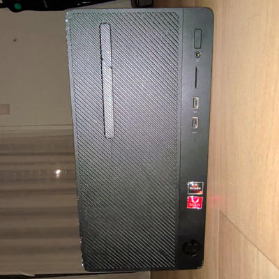 HP Pavilion Desktop PC AMD Ryzen mit Radeon Graphics Schwarz